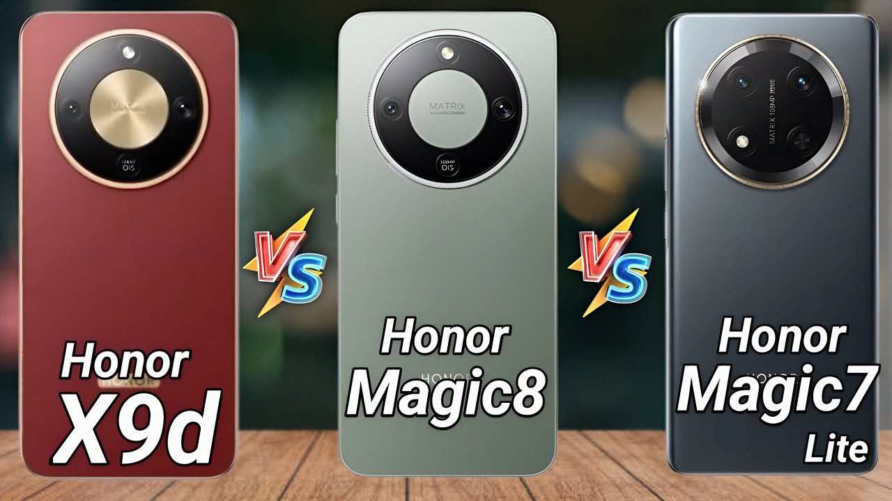 Honor X9d 5G vs Honor Magic8 Lite vs Honor Magic7 Lite - Full Comparison 🔥
