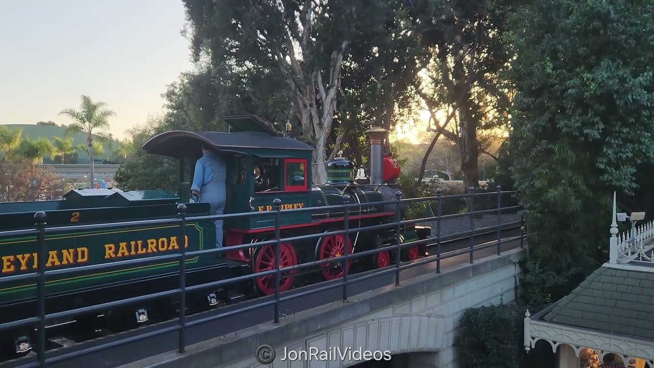 2/11/26 Pre: The Disneyland Railroad: E.P. Ripley 2 departs Main Street-3