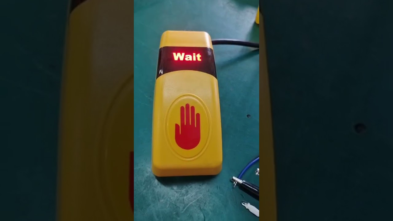 none-touch push button working video