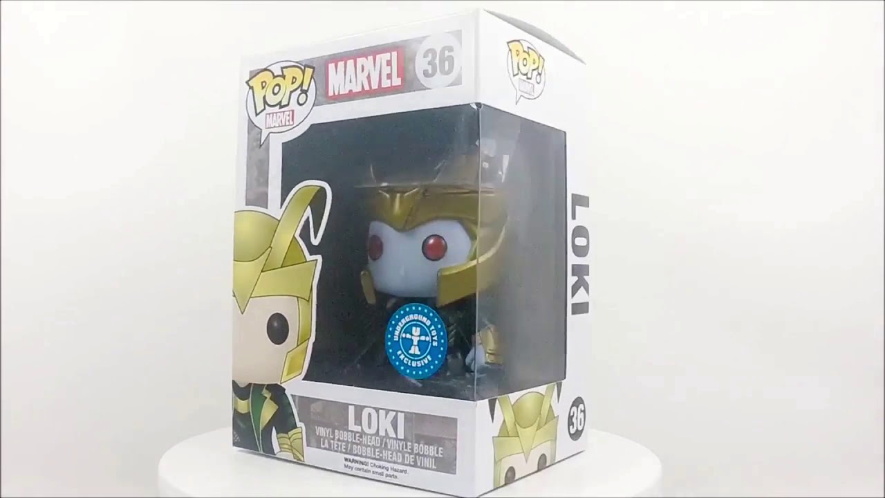 Funko POP! Frost Giant Loki #36 Glow in The Dark Fugitive Toys Exclusive
