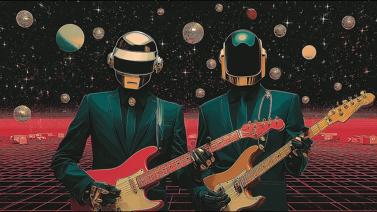 Daft Punk Cosmic Synthwave Funk🤖 | Chillwave, Synthwave, Retro Funk, Nu Disco, Electronic Playlist