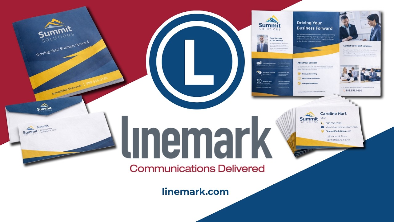 Professional Printing for Businesses | Brochures, Business Cards, Mailers & More | Linemark