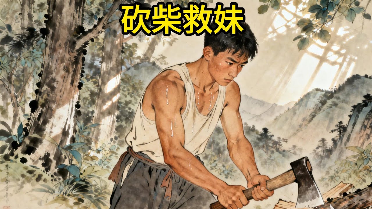 妹妹天生啞巴，9歲哥哥上山砍柴十年攢錢求醫！村民笑他癡傻，沒想到卻感動路過富商，出錢治好妹妹#民間故事 #故事頻道 #感人故事 #情感