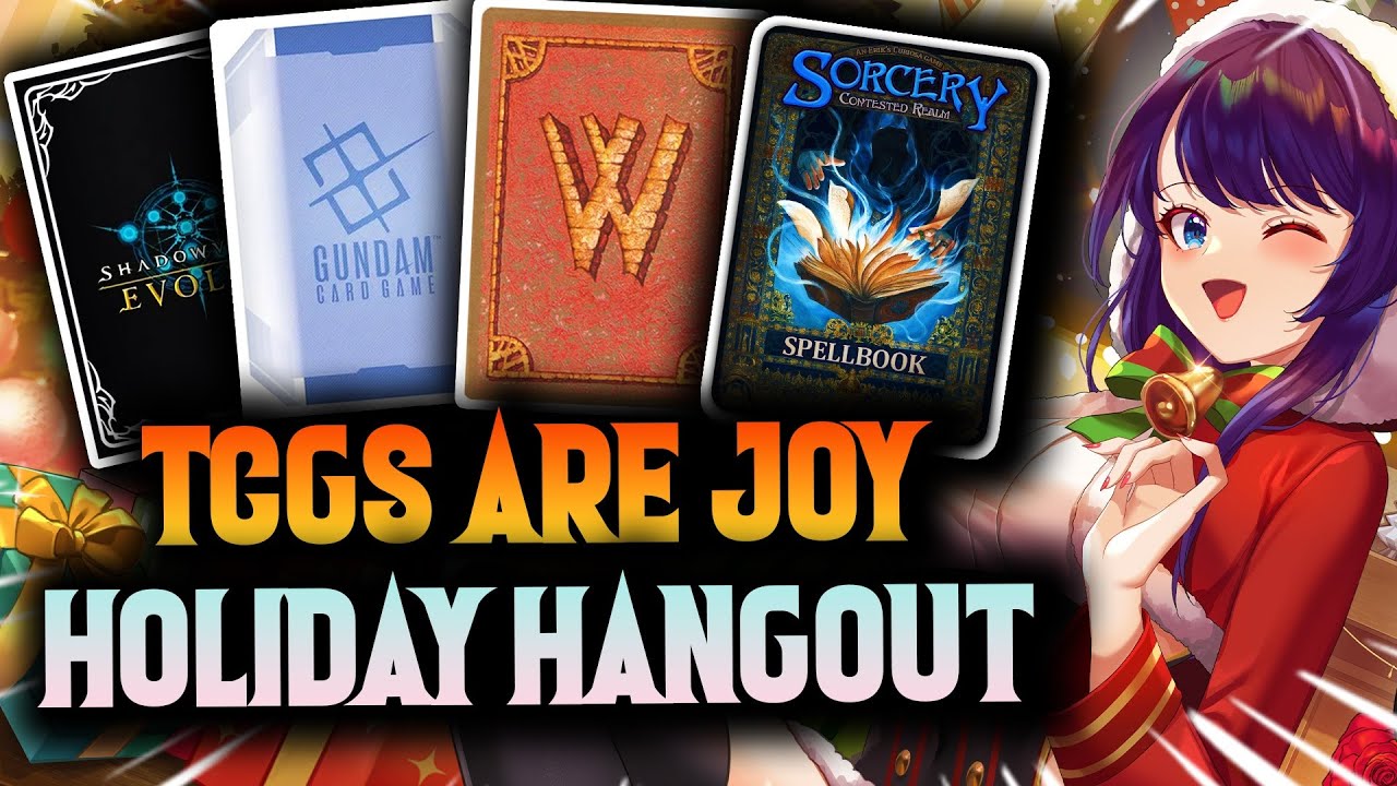TCGs are JOY. RZR Trading Card Game Holiday Hangout
