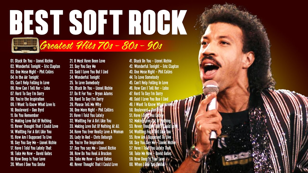 Rod Stewart, Eric Clapton, Phil Collins, Lionel Richie, Bee Gees🎙Best Songs Of Soft Rock 80s 90s