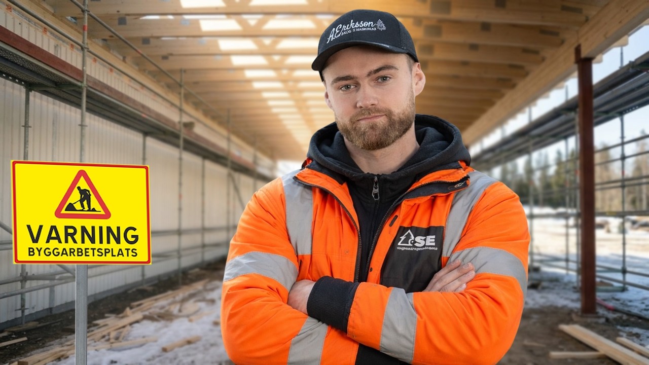 Veckovlogg #7 || Kort uppdatering kring bygget av maskinhallen 🔨