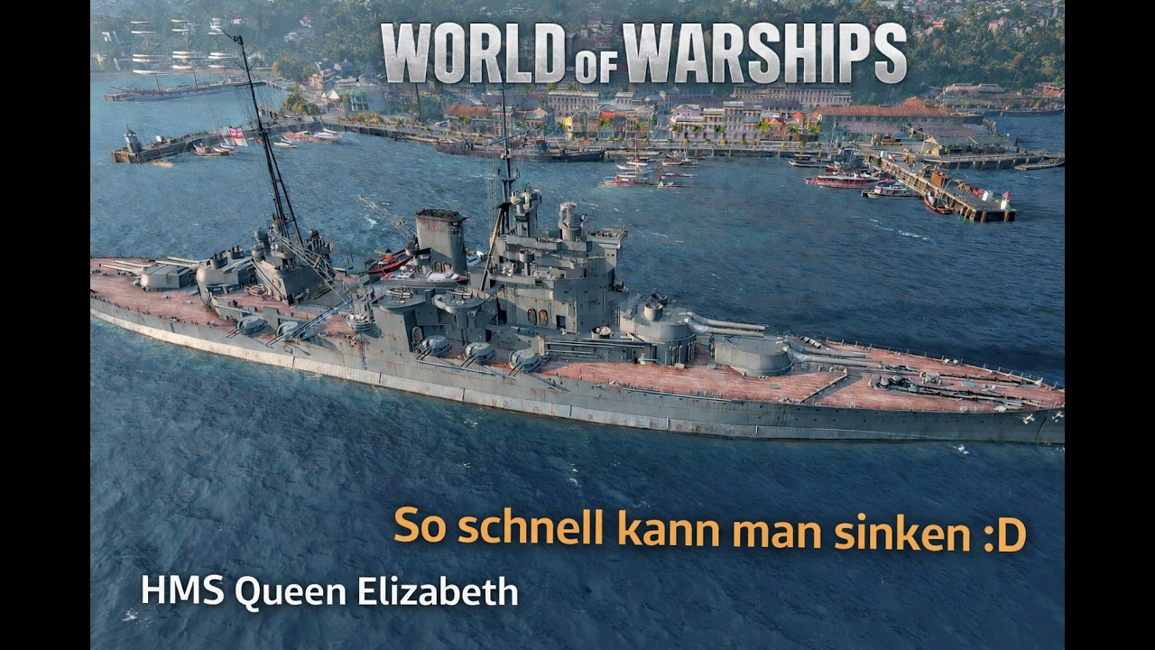 World of Warships – Die LETZTEN Runden mit der HMS Queen Elizabeth ⚓🔥 Bevor wir T7 erreichen!