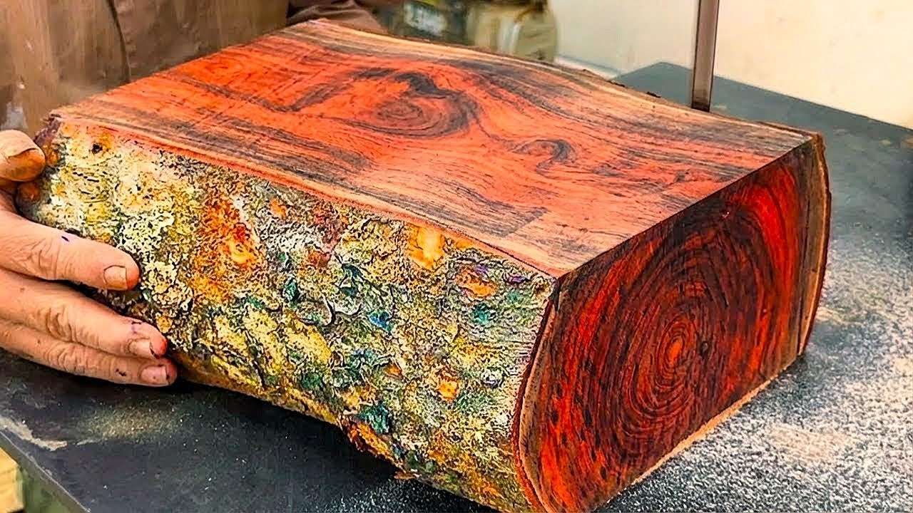 See What This Guy Did With Tree Logs To Create A Masterpiece Worth Thousands of Dollars!