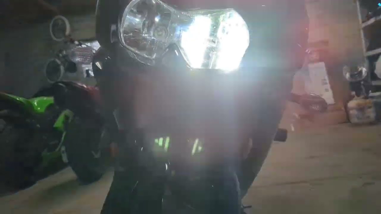 Ninja 250R H7 Led Bulb Install