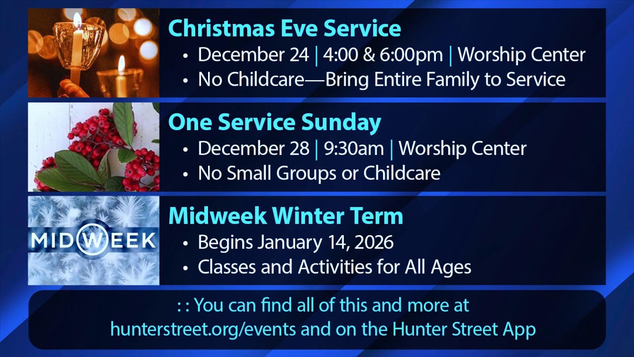 12-14-2025 || Hunter Street Worship Service