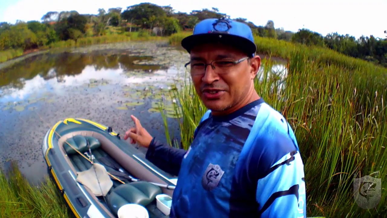TESTANDO BOTE INFLÁVEL PARA PESCA. Pescaria.