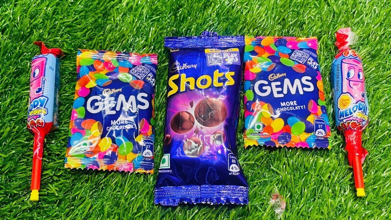 ASMR Most Popular Candy | Some lots of colorful rainbow lollipop candy | Unpacking chocolate ASMR