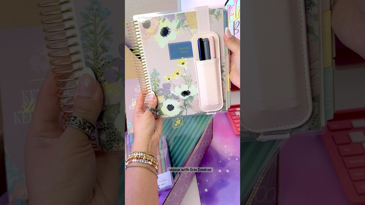 #unboxing my @erincondrendesign Bouquet LifePlanner