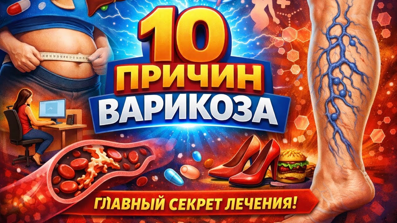 Варикоз начинается не в венах и не в ногах — 10 причин, о которых вам не говорят!