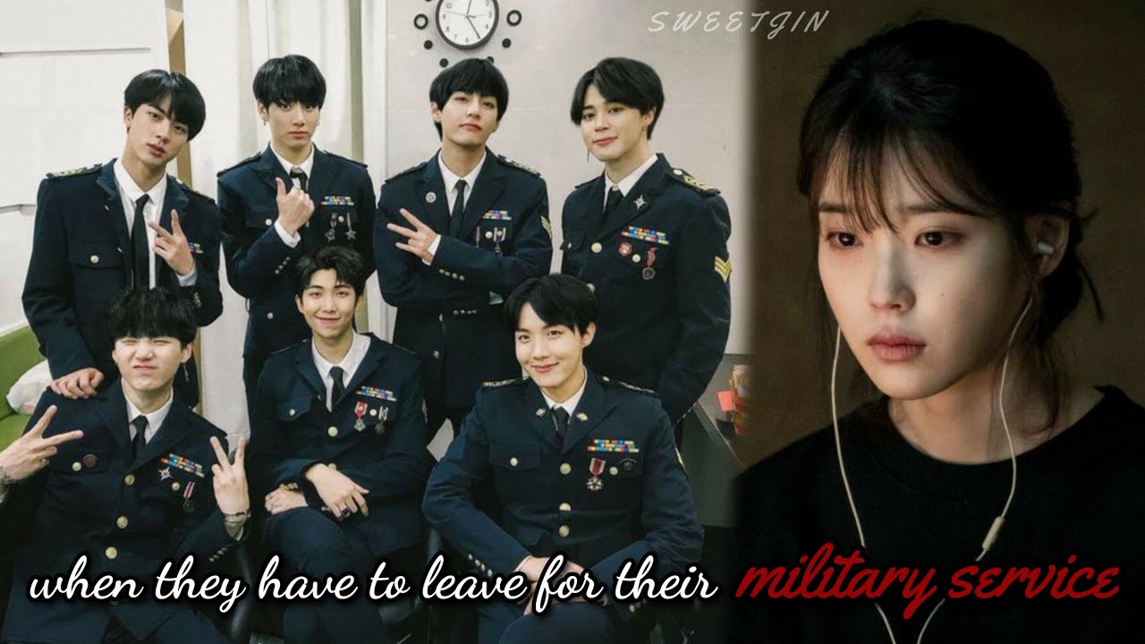 #22 when they have to leave for their military service || bts ff