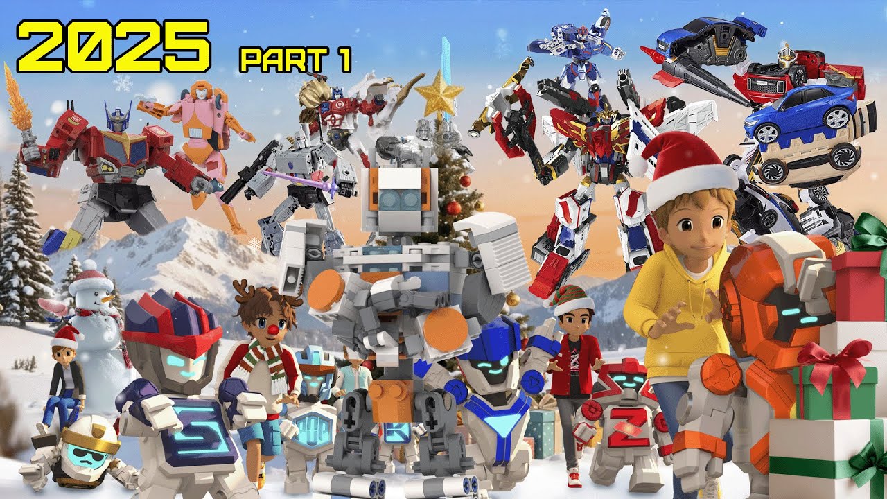 Обзор 2025 года, часть 1 - Tobot 15th, Hello Carbot the Braves, Mecard God, Transformers Korea