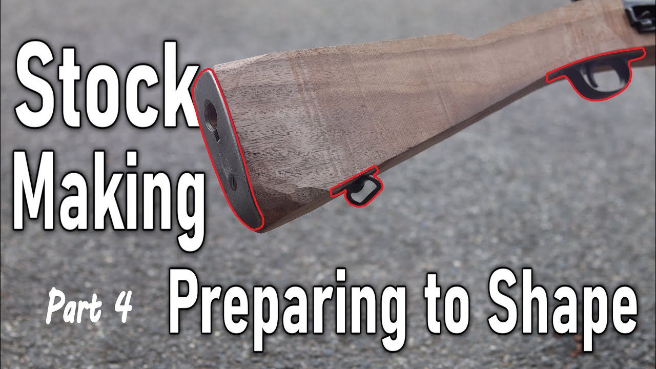 Preparing to Shape - Making a Military Rifle Stock Part 4