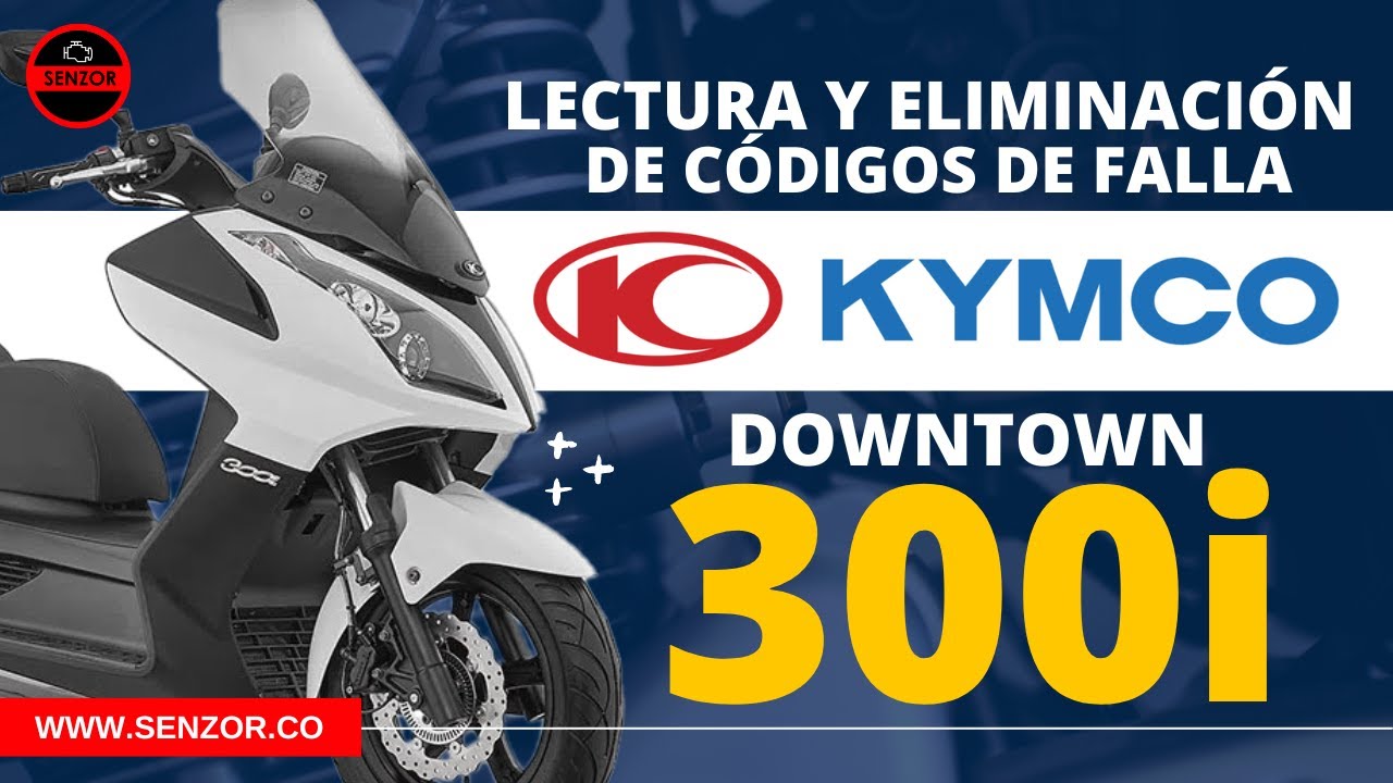 Lectura y eliminación de #CÓDIGOS de FALLAS - SIN ESCÁNER  #KYMCO #DOWNTOWN300I