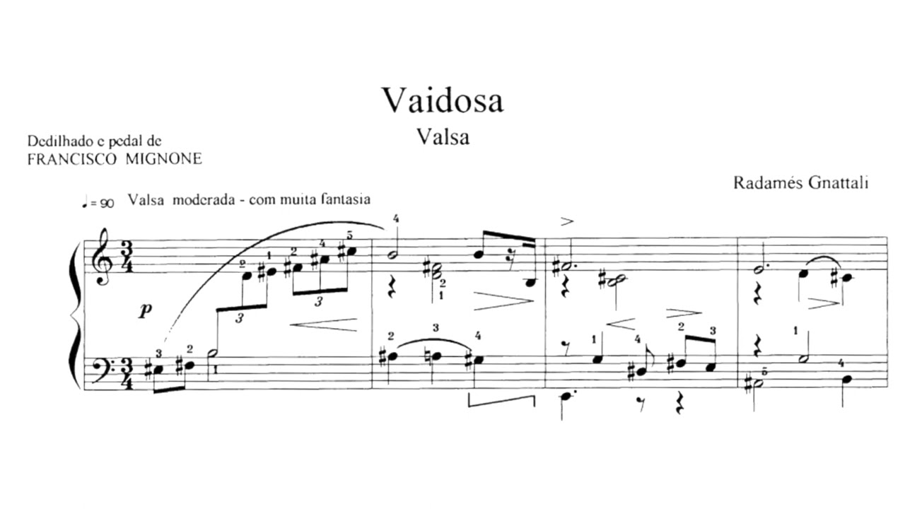 Radam&eacute;s Gnattali: Vaidosa No. 1 (Gnattali)