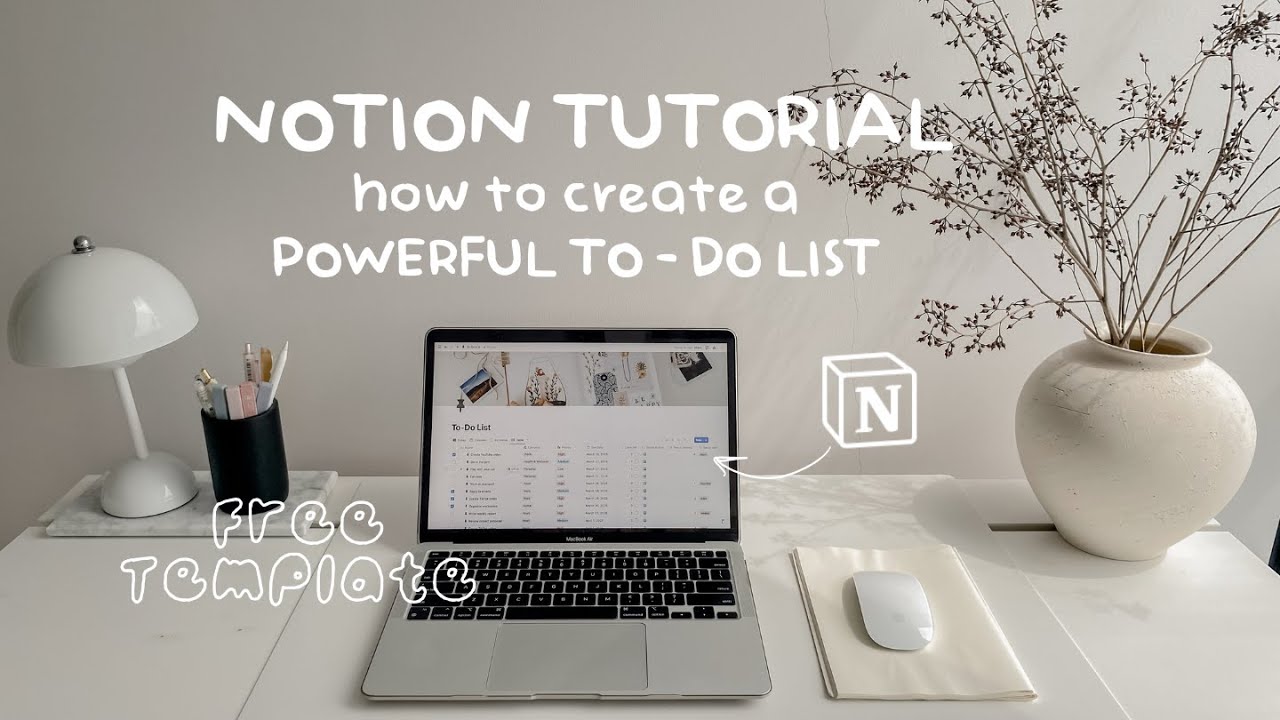 2025 Notion Tutorial | How to Create a POWERFUL To Do List in Notion + FREE Template
