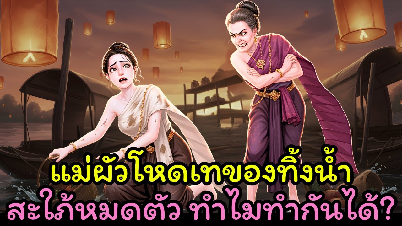 [แม่ผัวลูกสะใภ้] เทของทิ้งเจ้าพระยา! สะใภ้สู้กลับจนแม่ผัวต้องงมเงินใช้หนี้