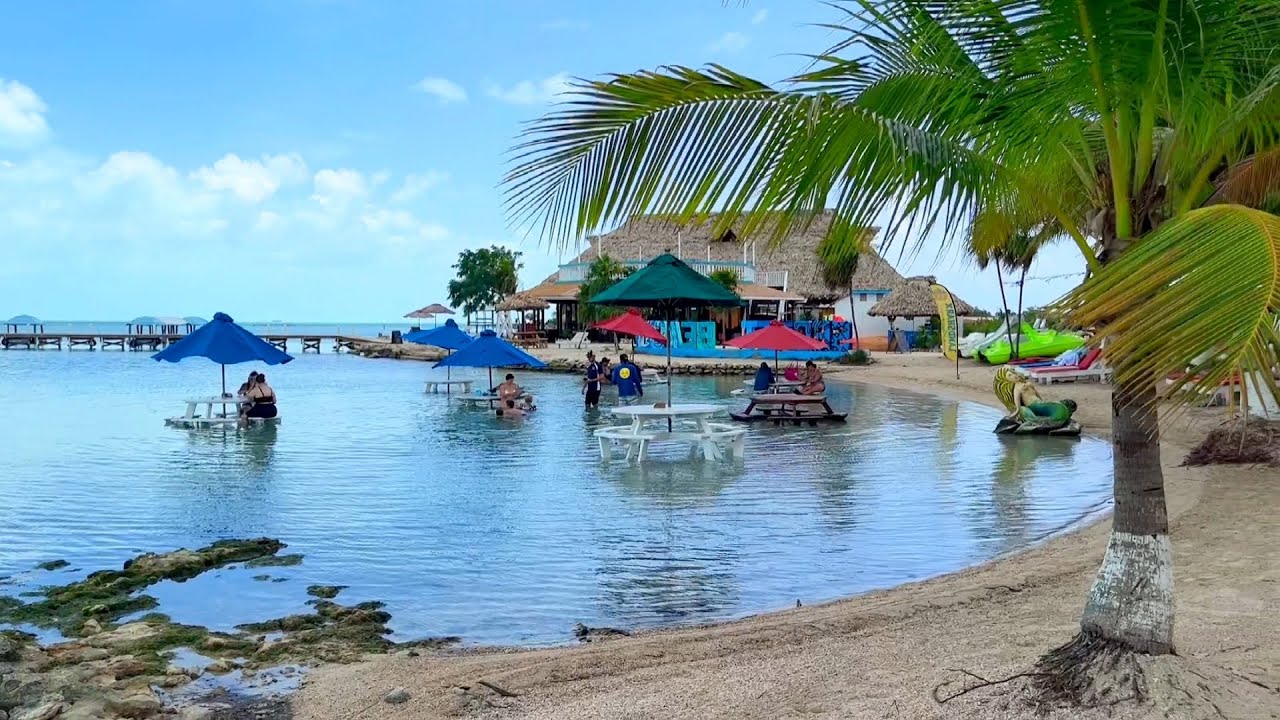 Playa secreta, secret Beach San Pedro Ambergris Caye Belize