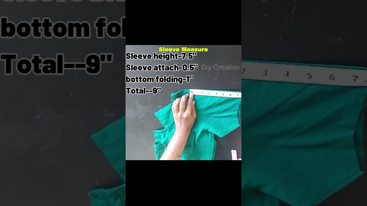 Blouse sleeve measure