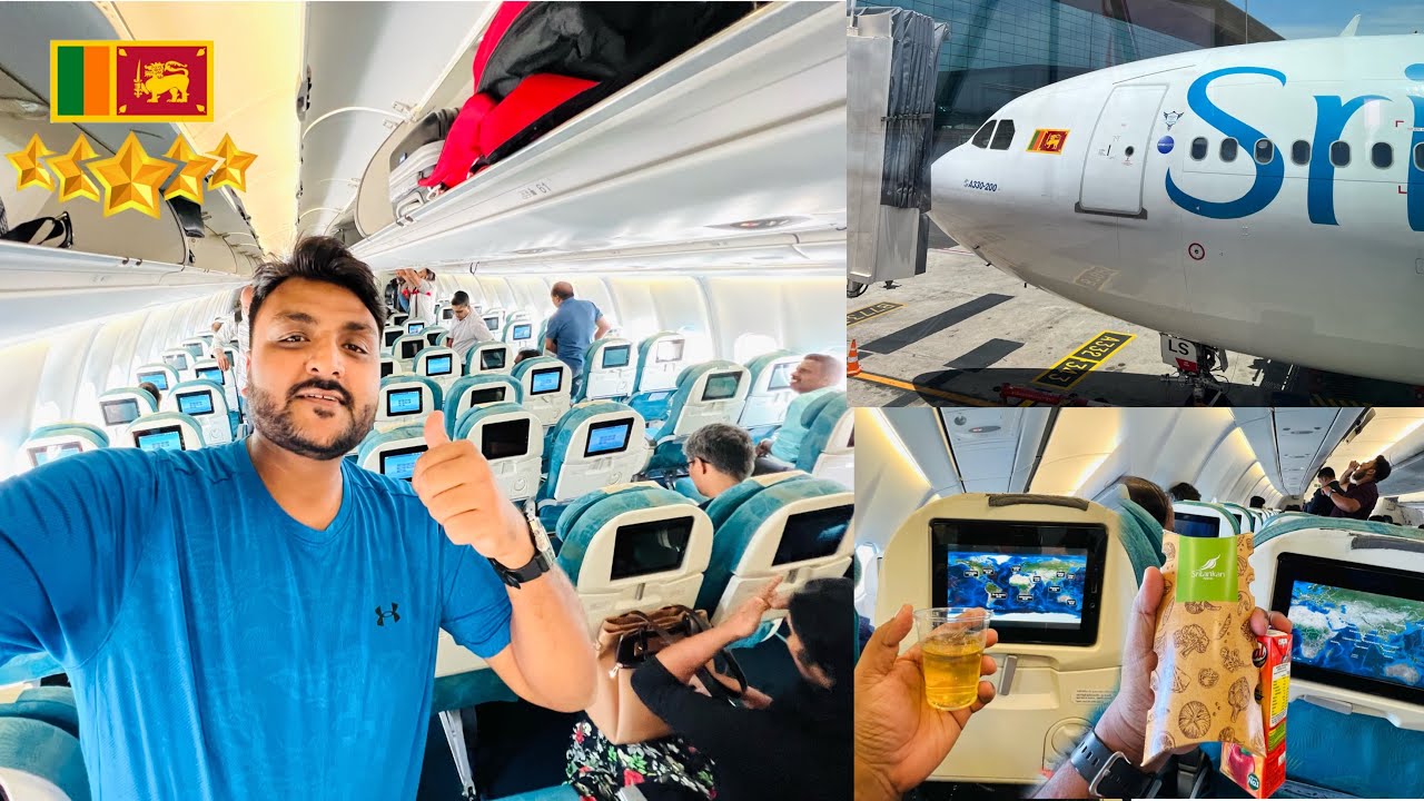 Most Premium SriLankan Airline Journey || Unlimited Food & Drinks | India to Srilanka