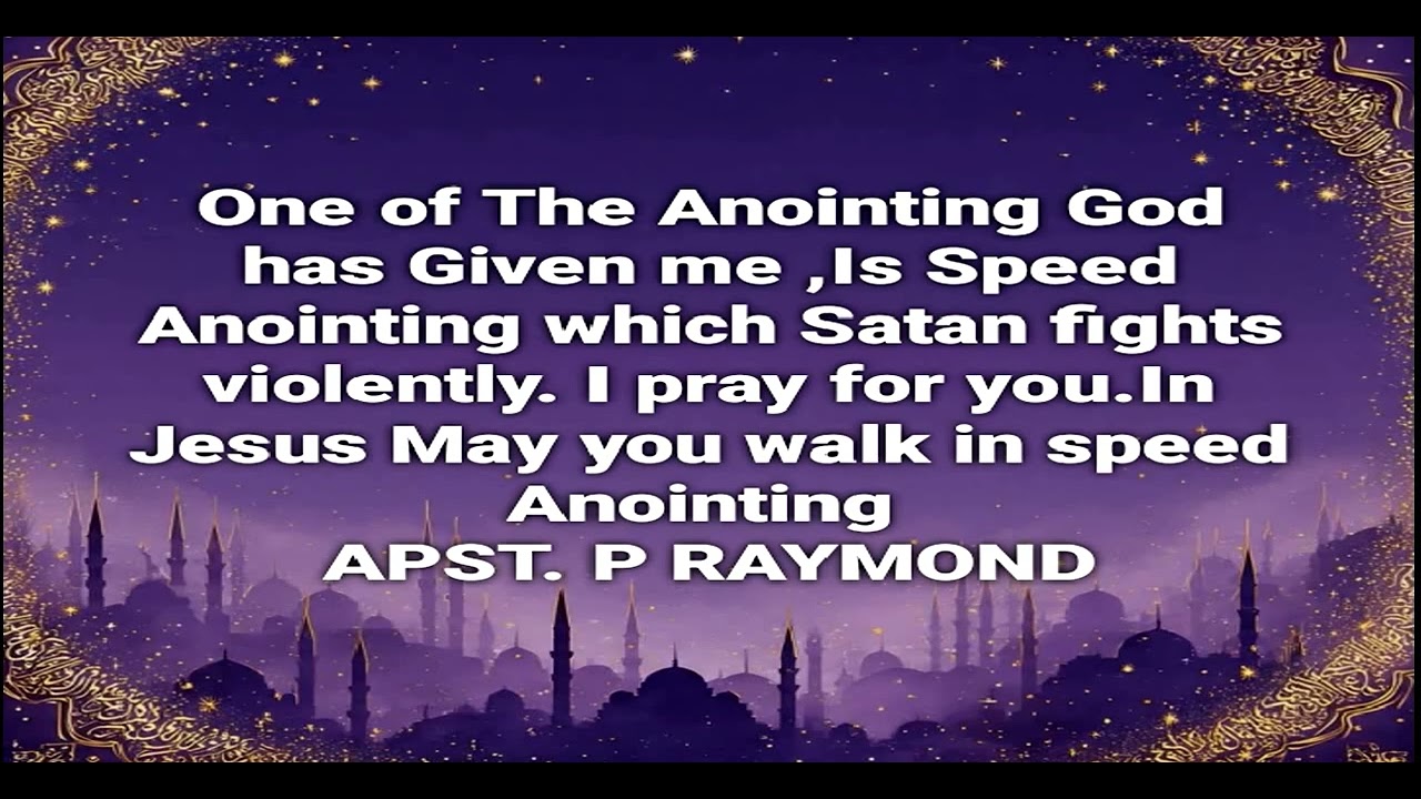 LET'S PRAY TOGETHER// APOSTLE P RAYMOND 