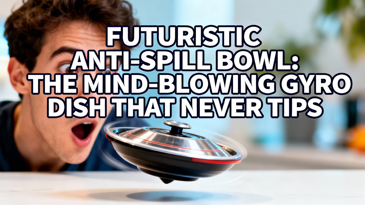 Futuristic Anti-Spill Bowl: The Mind-Blowing Gyro Dish That Never Tips