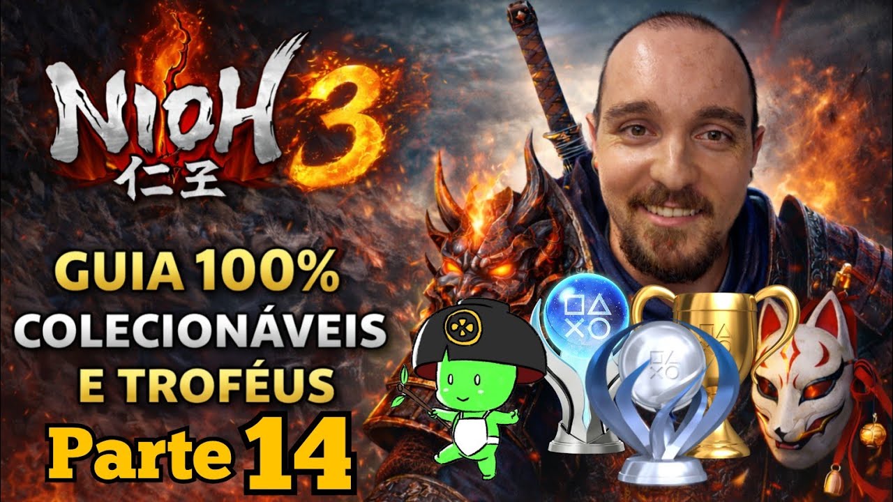 Nioh 3 - Guia 100% colecionáveis e troféus | Parte 14 - Finalizando o mapa de Heian