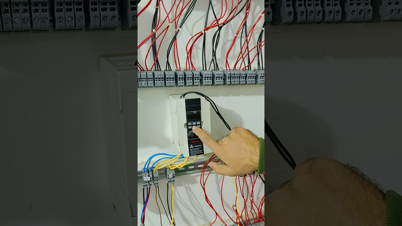 3rd using kinco inverter control and speed commands طريقه برمجه انفرتررات كينكو