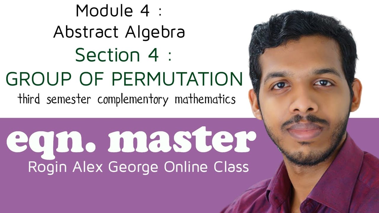 ABSTRACT ALGEBRA - PERMUTATIONS