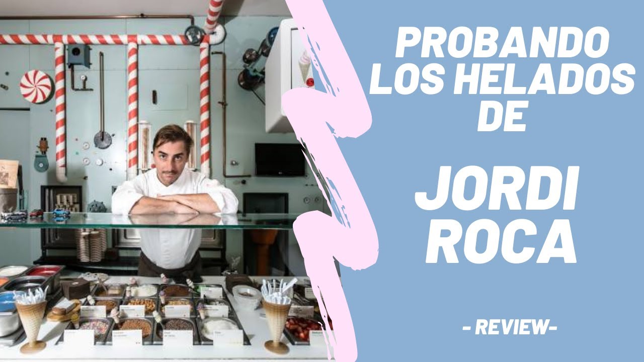 Probando los HELADOS de JORDI ROCA de El Celler de Can Roca