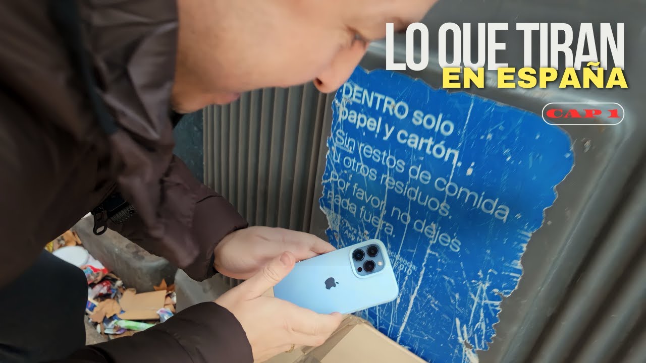 LO QUE TIRAN en ESPAÑA (Basura)