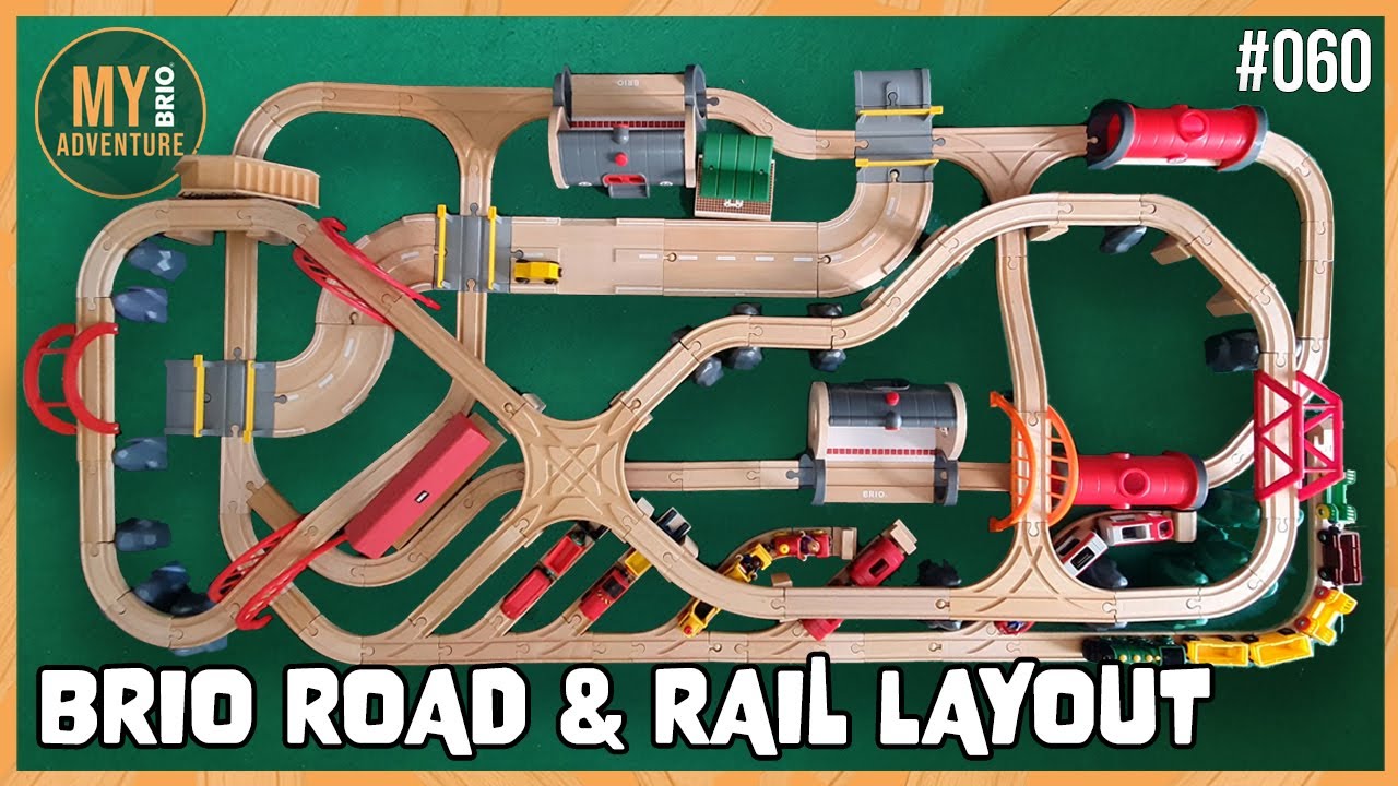 [060] Wooden Train Layouts - BRIO Trains, Road & Metro Track Ideas