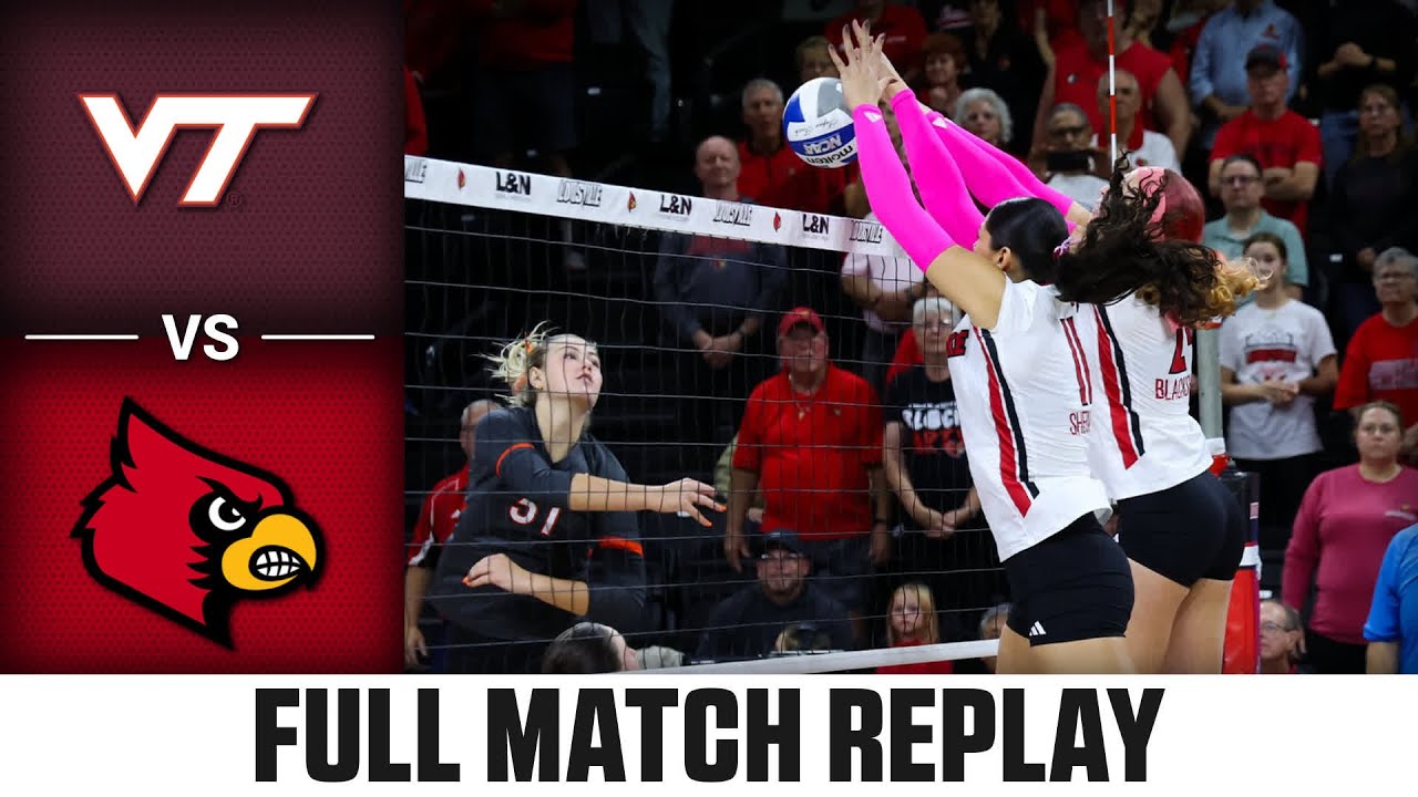 Virginia Tech vs. Louisville Full Match Replay | 2025 ACC Volleyball