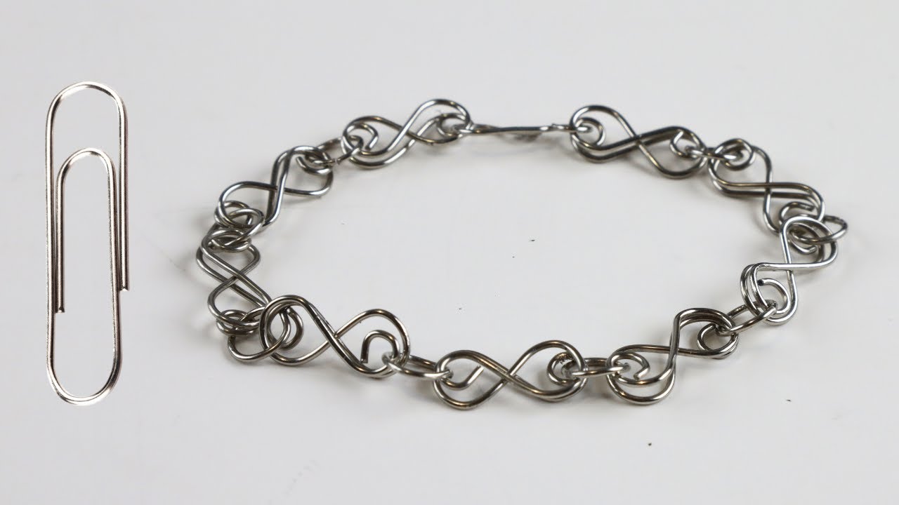 Paperclip Chain Link Bracelet Tutorial