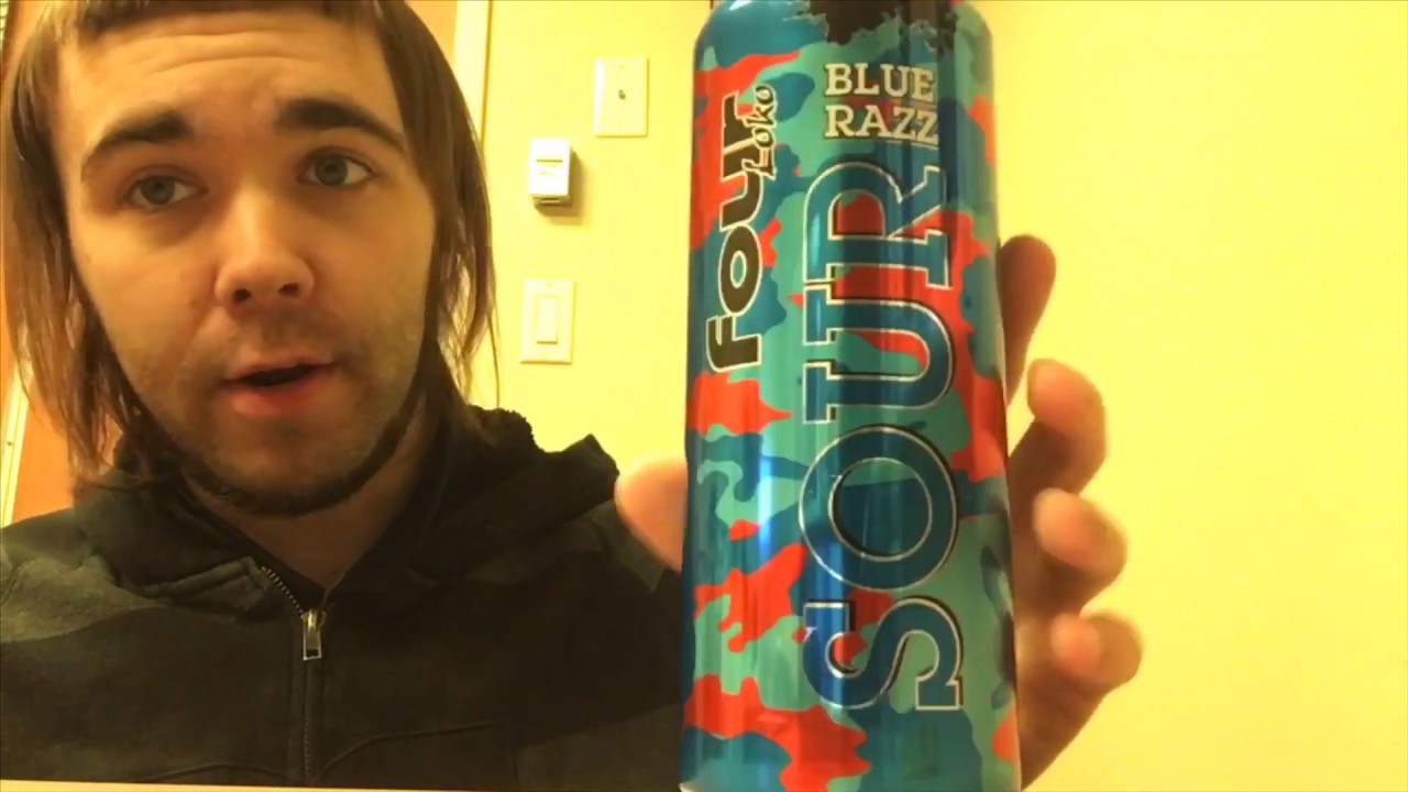Stash Review's Four Loko Sour Blue Razz