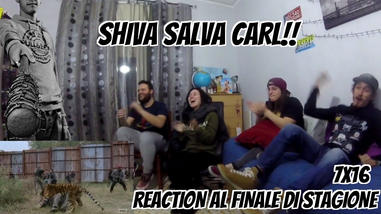 SHIVA SALVA CARL! CHE FINALE!!! - REACTION TWD 7X16