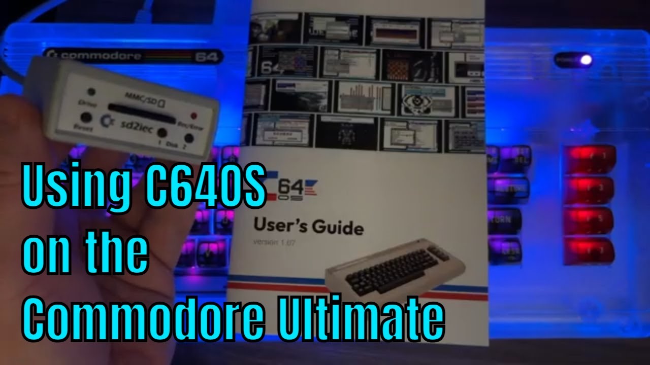 C64OS on the Commodore 64 Ultimate