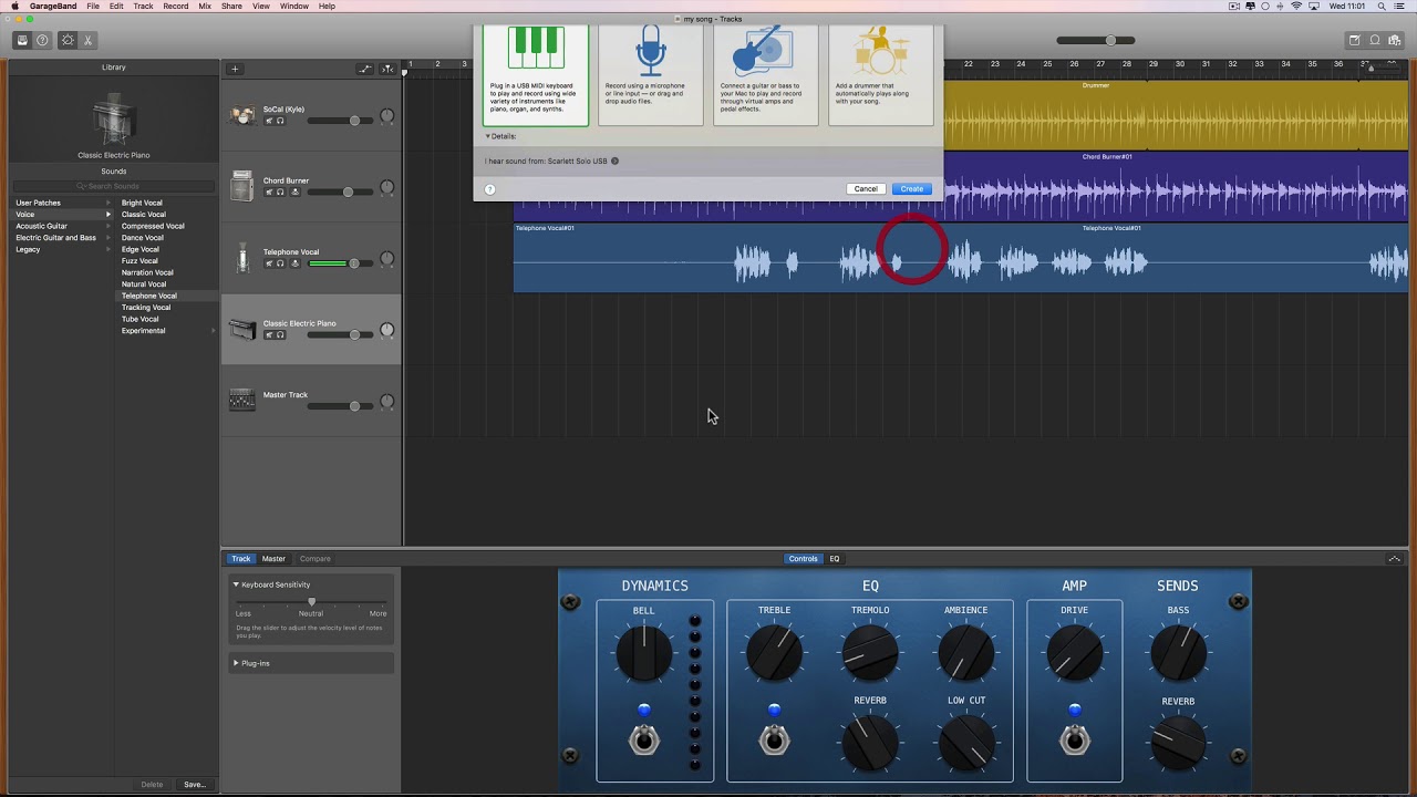 Garageband tutorial - making a count in