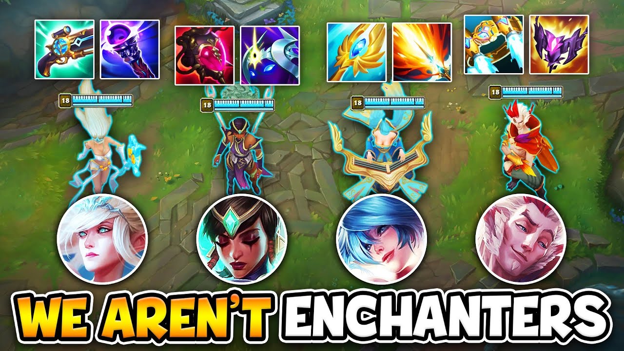 WE PLAYED A TEAM OF ENCHANTERS BUT BUILD FULL AP (AND IT'S ACTUALLY OP)