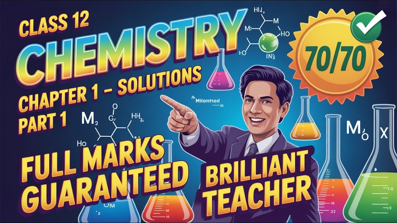 Class 12 Chemistry Chapter 1 Solutions | Part 1 Solution | Full Marks Guaranteed