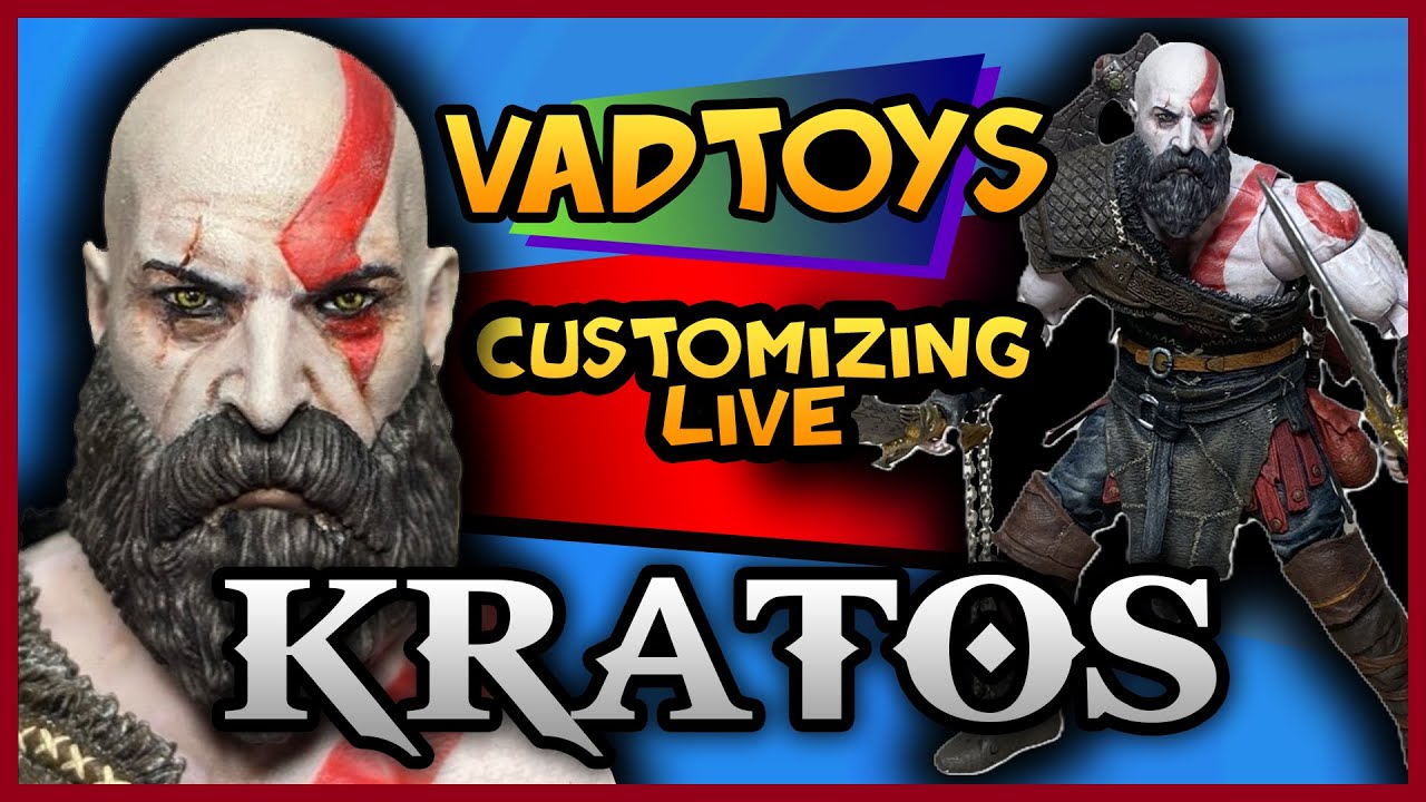 Customizing Live - Marvel Legends Style Kratos Custom Figure God of War