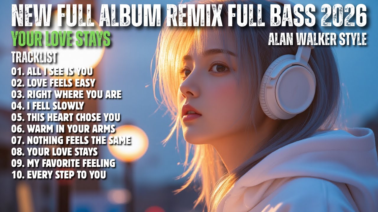 ALAN WALKER STYLE X SAHARA || YOU LOVE STAYS || NEW FULL ALBUM REMIX FULL BASS 2026