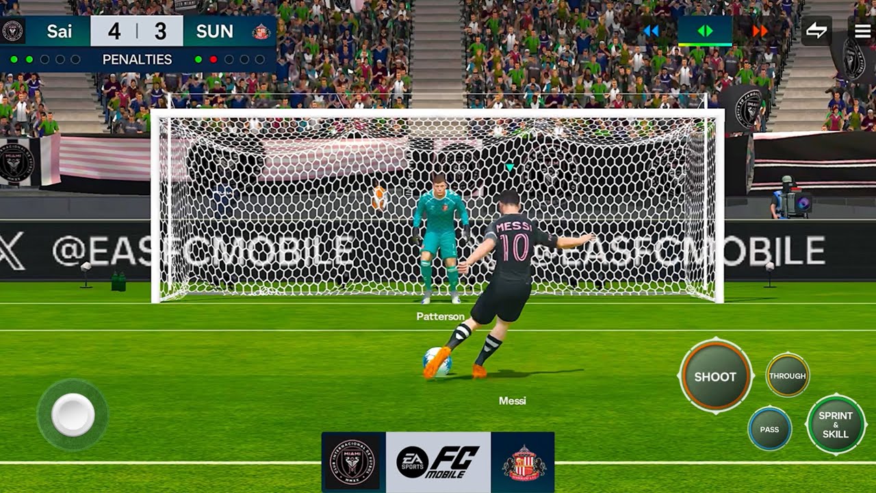 Fc Mobile Penalty Shootout #23 Inter Miami Vs Sunderland 