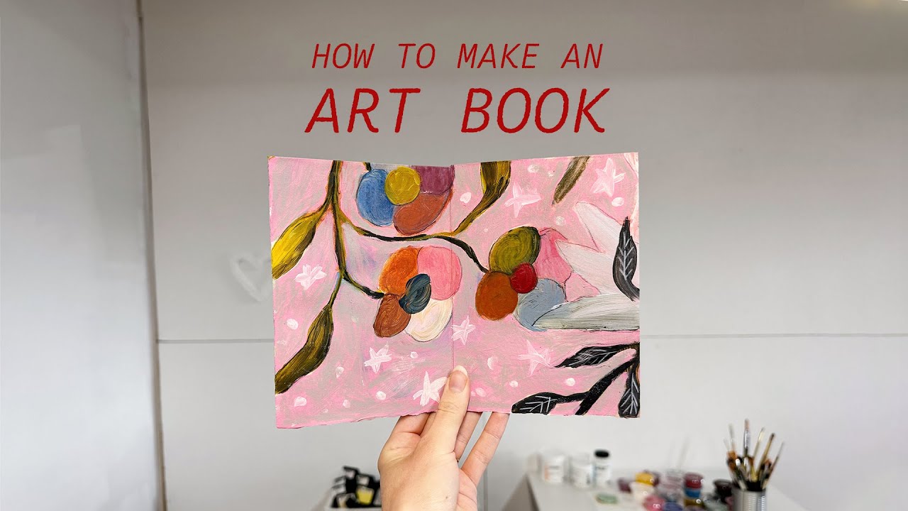 Make an Art Book From One Piece of Paper