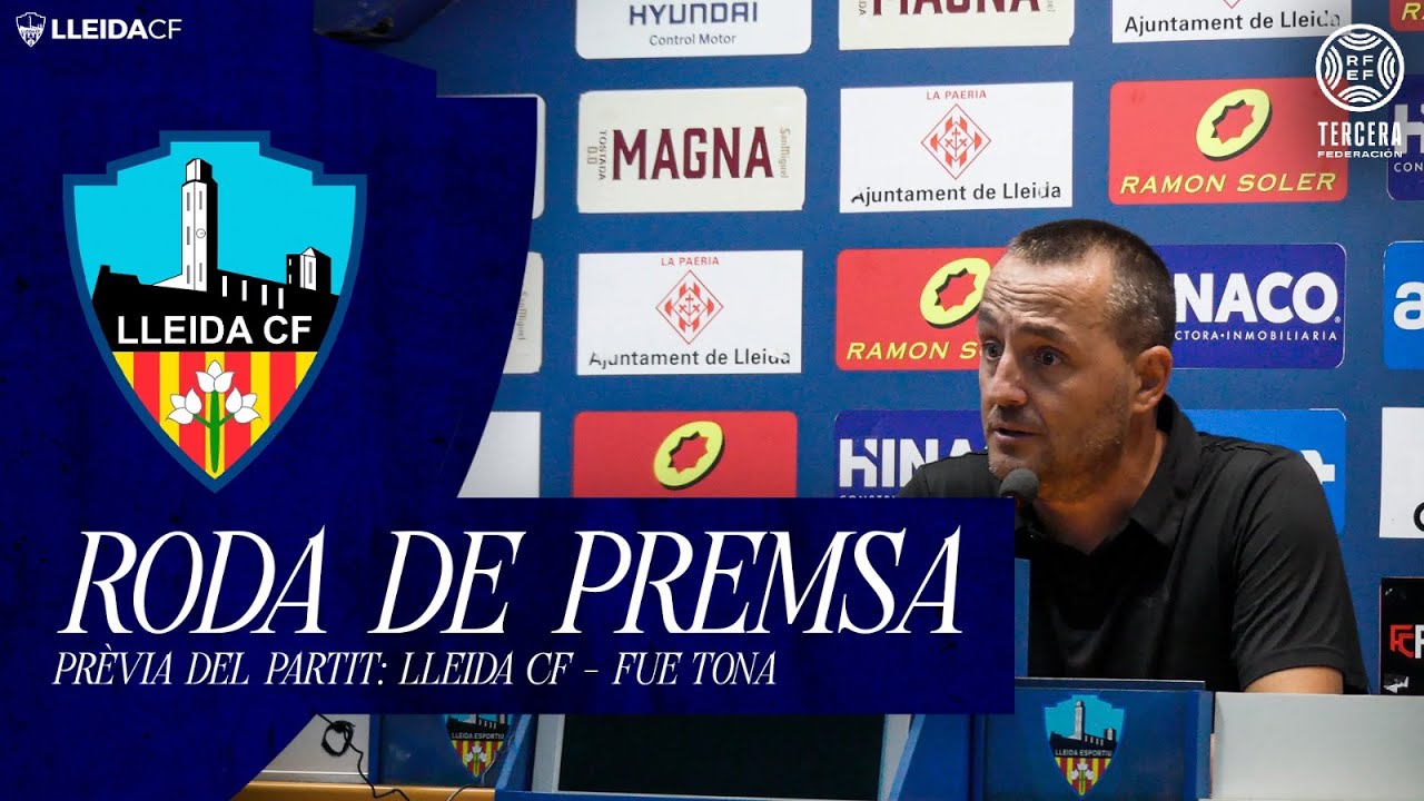 RODA DE PREMSA JORDI CORT&Eacute;S JORNADA 2 LLEIDA - TONA