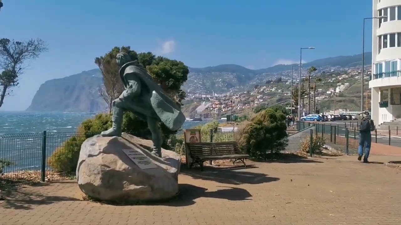 Windy at Ponta da Cruz Promenade, Madeira Island
